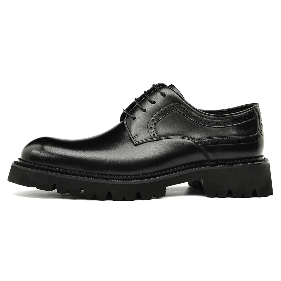 ASTON M.JAZZ Top Grain Cow Leather Casual Shoes Men's