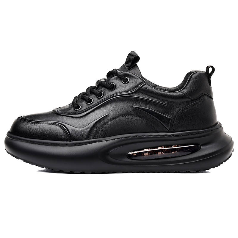 POPULAR ROUSE PR Top Grain Cow Leather Cushioning Support Low top Casual Shoes Men's