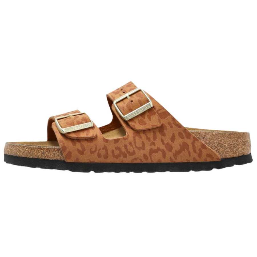 Birkenstock Wmns Arizona Synthetic Sandal 'Leopard Pecan' Women's