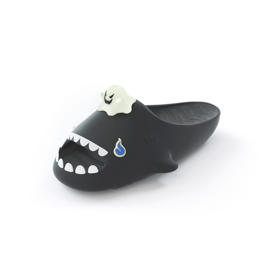 HelloSlippers HelloSlippers Shark Sharkicks Ghost, Slide Slippers Unisex