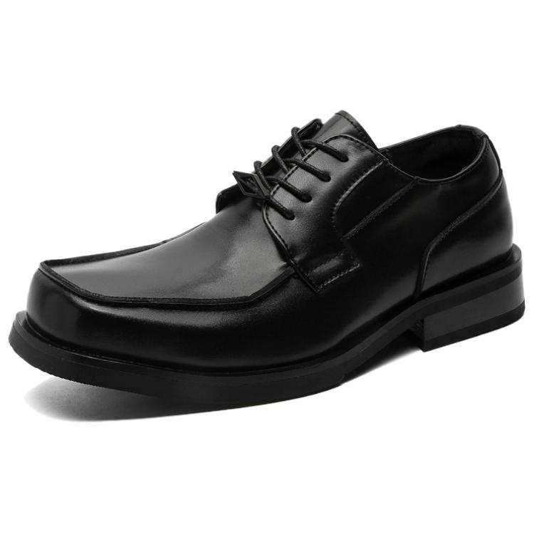 WEISHIBANGWEI WEISHIBANGWEI Microfiber Leather Casual Leather Shoes Men's Black