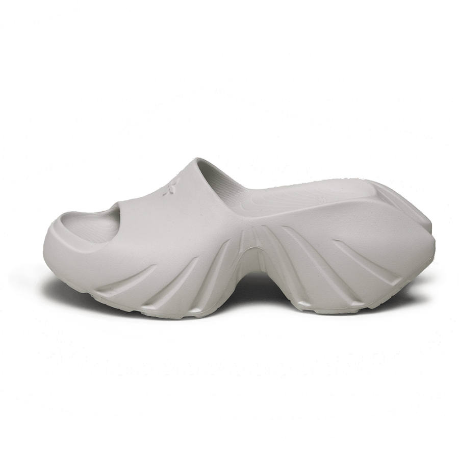 SMFK Rubber Quiet Slide Slippers Women's Snow Mountain White
