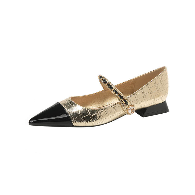 Bamiti Chunky Heel Mary Jane Shoes 2cm Women's