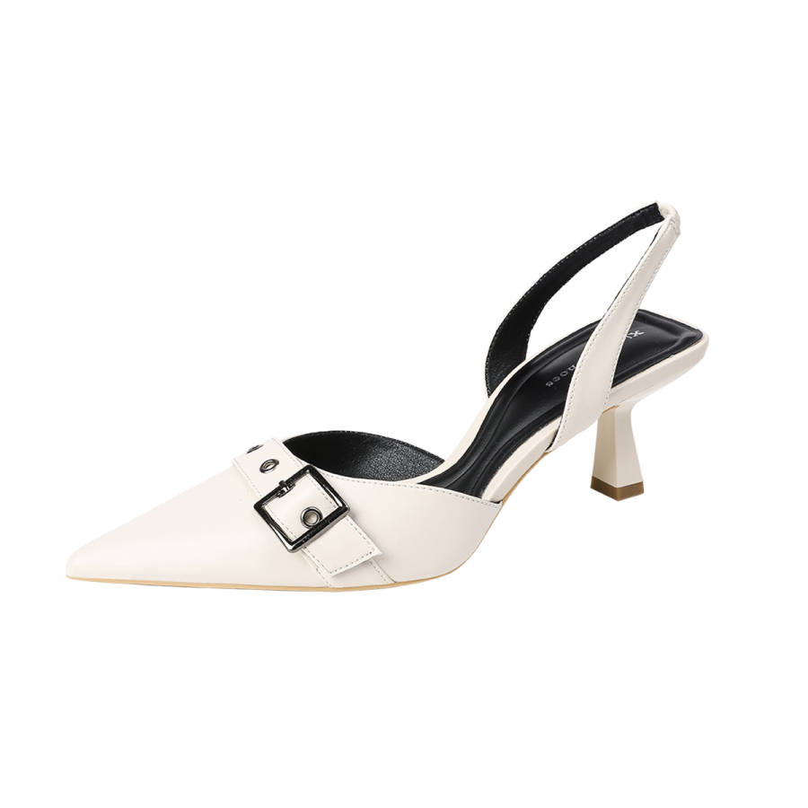 TATAYA Microfiber Leather Slim Heel High Heels Women's