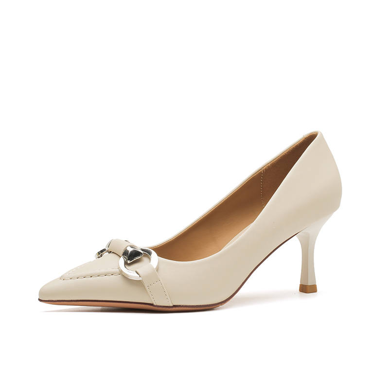 TATAYA Microfiber Leather Slim Heel High Heels Women's