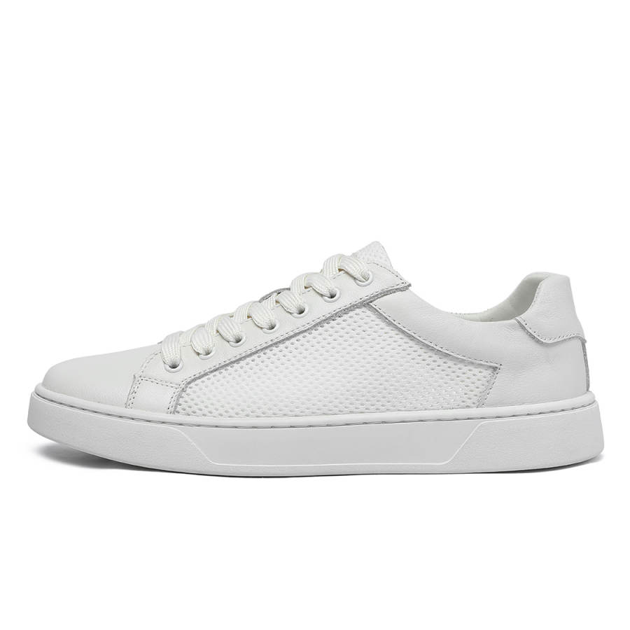 Mulinsen Men's Casual Shoes Men's Low Top Black/White