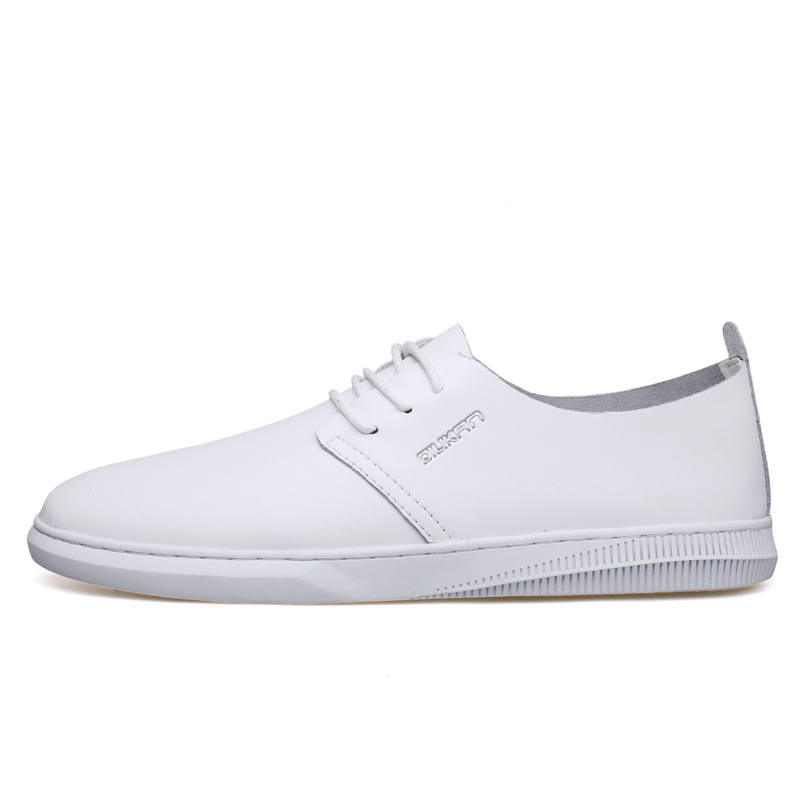 DILIKAN Men's Casual Shoes Men's Low Top Black/White