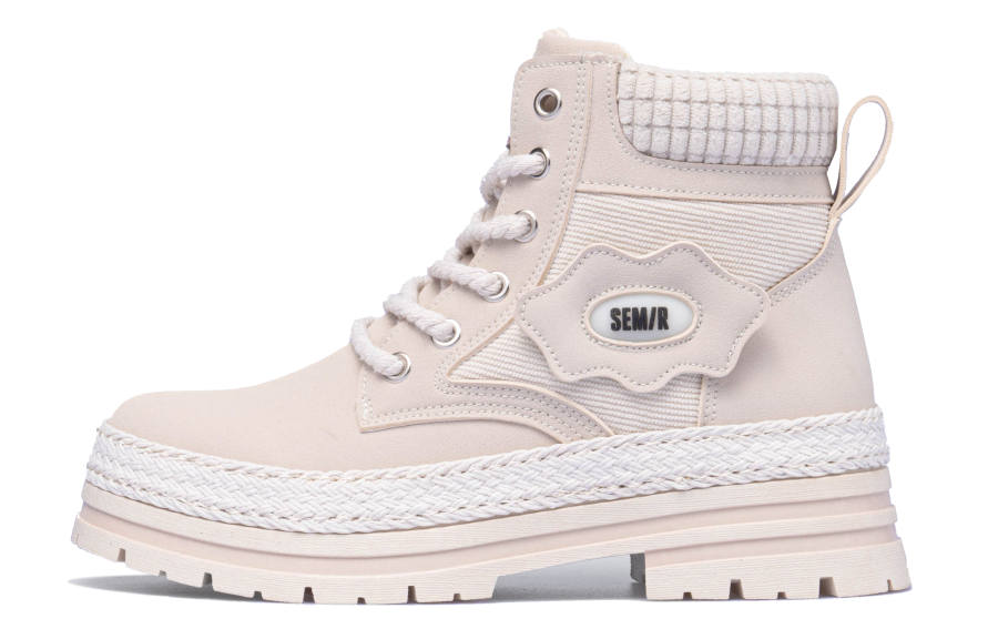 SEMIR SEMIR Combat Boots Unisex Green, Beige
