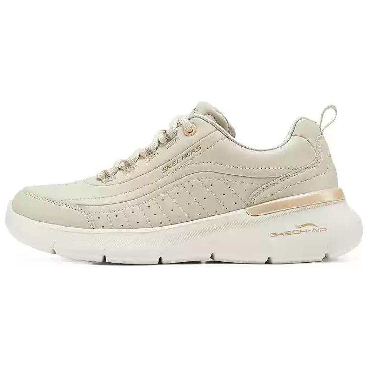 Skechers Sport Abrasion Resistant Abrasion Resistant Low top Casual Shoes Women's Beige Gold