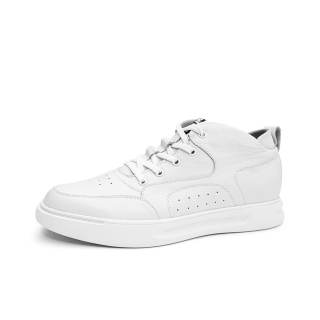 KAISER Cow Leather Skateboard Shoes Men's White