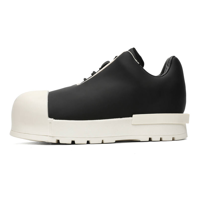 Zuogedu Microfiber Leather Low top Casual Shoes Men's Black