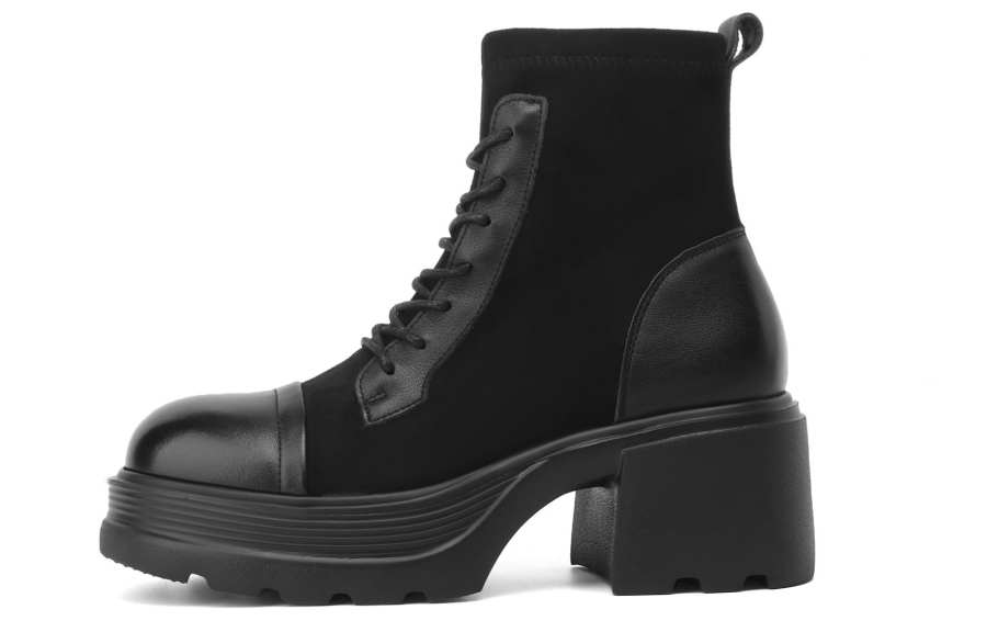 OCCAMAN OCCAMAN Short Combat Boots Women's Black