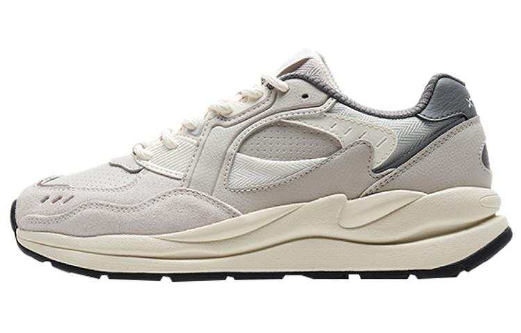 XTEP Comfortable Cushioning Slip Resistant Cushioning Slip Resistant Low top Casual Shoes Women's Gray
