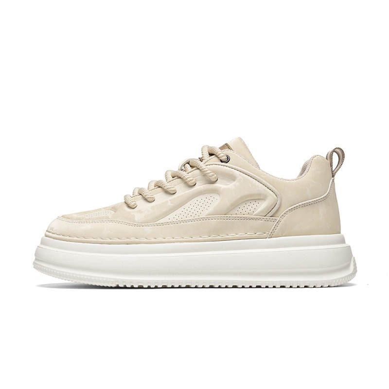 Mulinsen Synthetic Leather Abrasion Resistant Lightweight Breathable Height Increasing