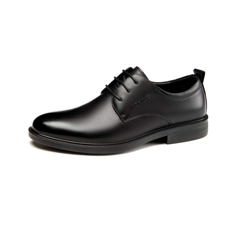 AOKANG Dress Shoes Men's Low Top Black
