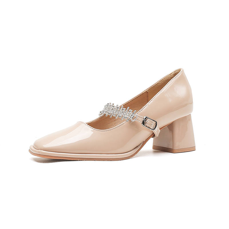 Bamiti Chunky Heel Mary Jane Shoes Women's