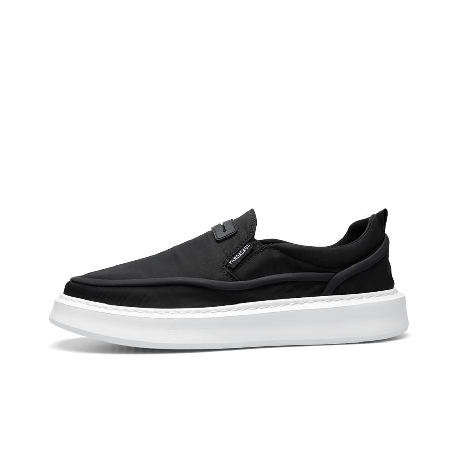 PARDASAUL Slip Resistant Slip Resistant Low top Canvas Shoes Men's Black