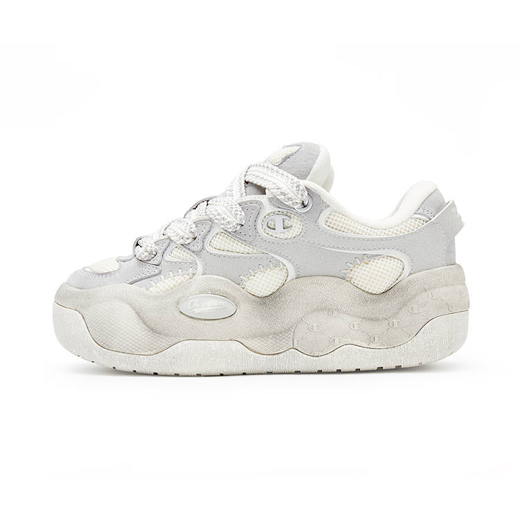 Champion Cloud Demon Cloud Monster Skateboard Shoes Women's Pearl Smoke Gray/Milk White