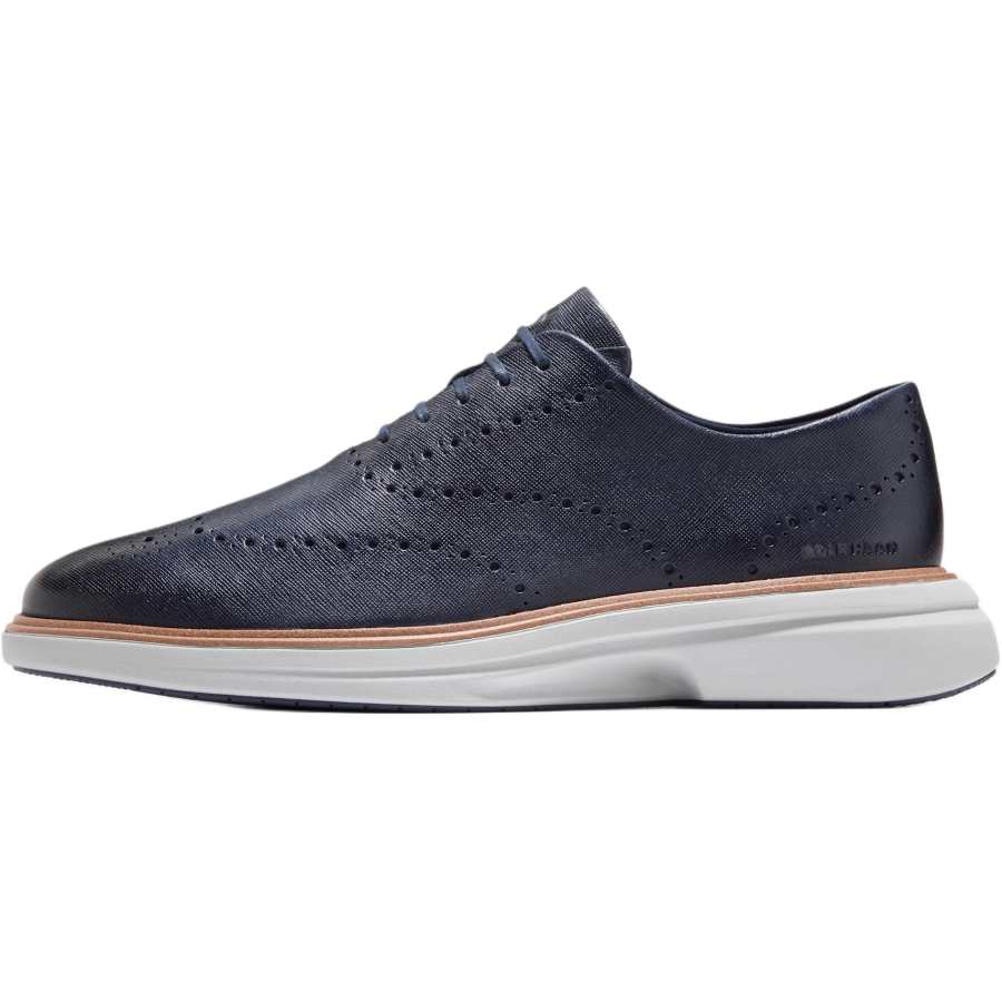 COLE HAAN Cow Leather Casual Shoes Men's Blue