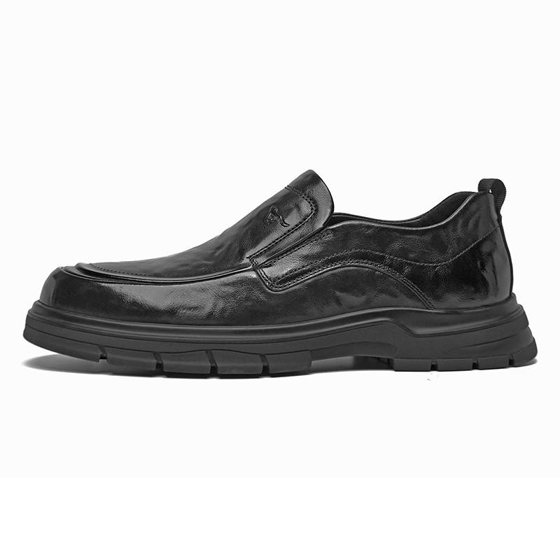 SEPTWOLVES Top Grain Cow Leather Casual Leather Shoes Women's Black