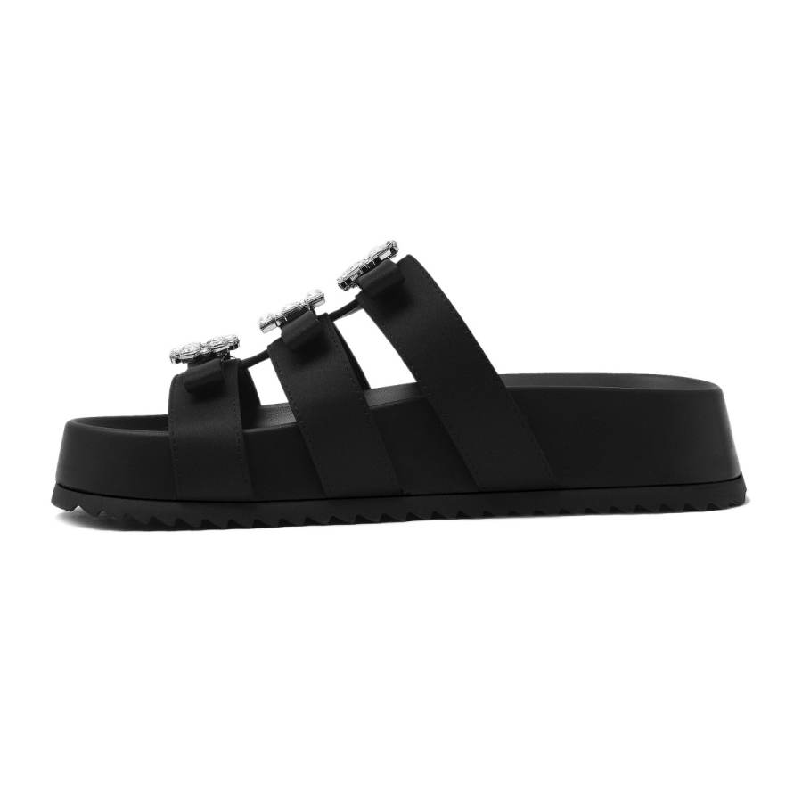 CAMEIDO Slip Resistant Slip Resistant Slide Slippers Women's Black