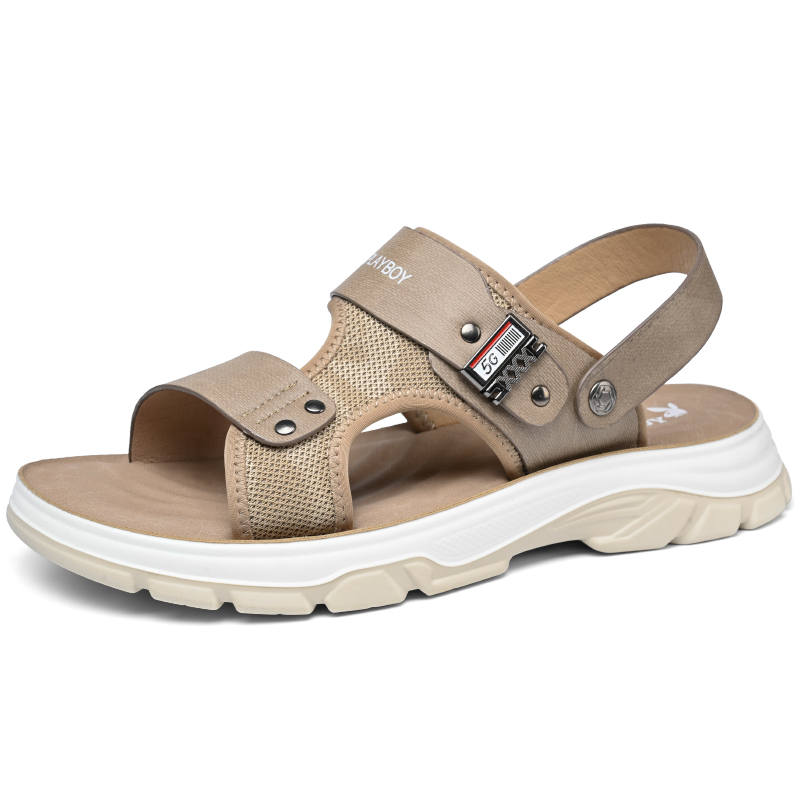 Playboy Playboy Microfiber Leather Beach Sandals Men's