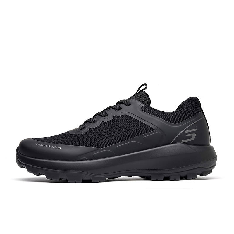 RITAI Fabric Slip Resistant And Breathable Low top Casual Shoes Men's Black