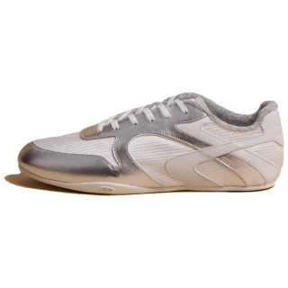 Glitter Focus Thin Sole Shoes Breathable Low top German Army Trainers Unisex Mist Silver Casual Shoes