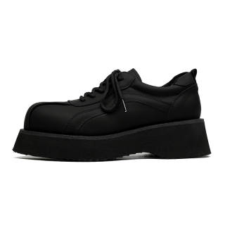 ZHENRAN Microfiber Leather Casual Shoes Men's Black