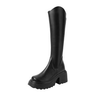 Pounise Knee high Boots Women's Black