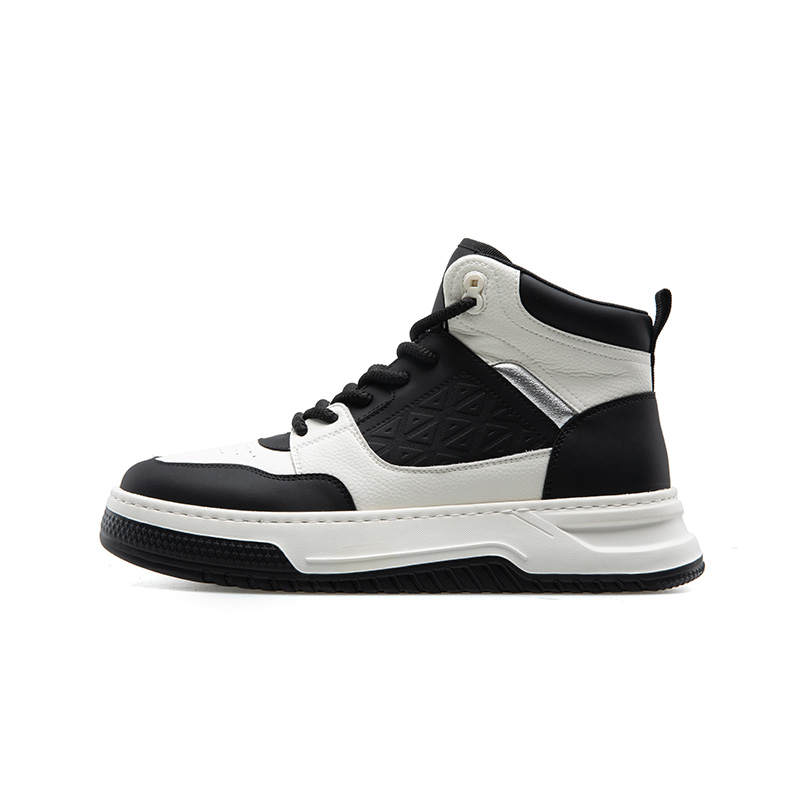 KANGNAI Synthetic Leather High top Skateboard Shoes Men's
