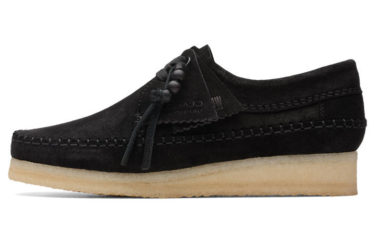 Clarks Originals Cow Split Leather Low top Casual Shoes Women's Black