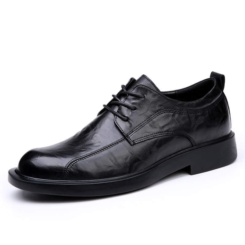 KACHILANG Men's Casual Shoes Men's Low Top Black/Brown