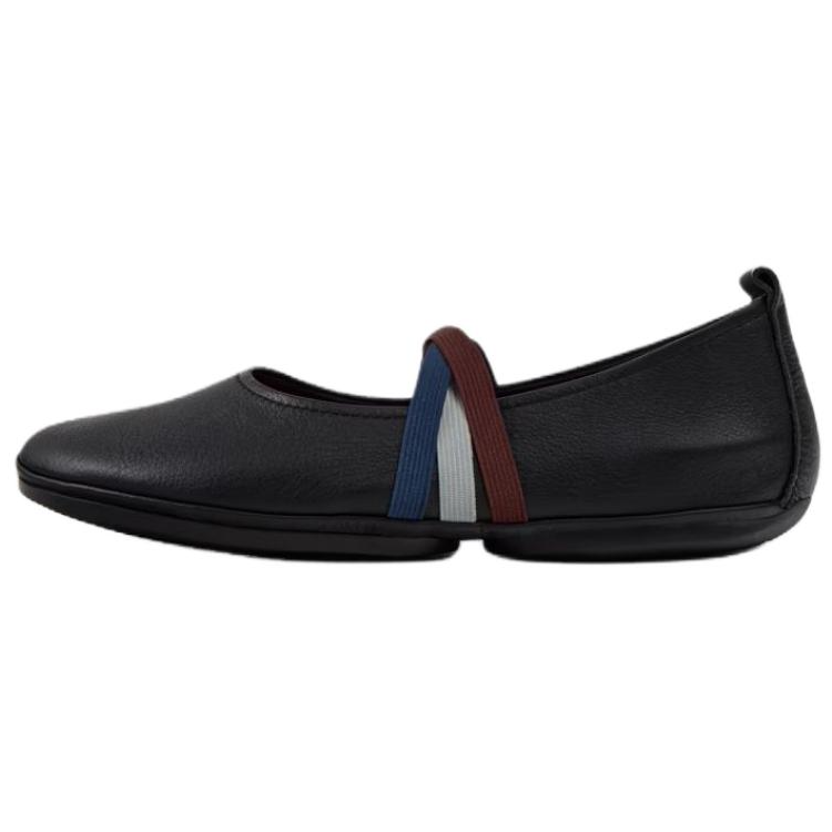 CAMPER Twins Calfskin Casual Shoes Women's Black