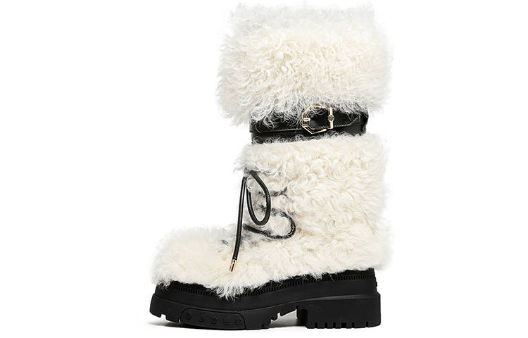 BLOCCO5 Thermal Slip Resistant Thermal Slip Resistant Knee High Snow Boots Women's