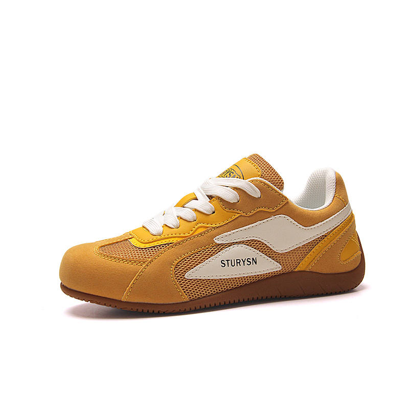 STUR YSN Abrasion Resistant Lightweight Wear resistant And Lightweight Low top Skateboard Shoes Unisex Yellow