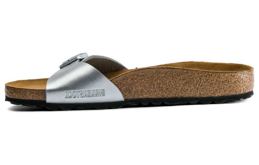 Birkenstock Slide Slippers Women's Silver Narrow