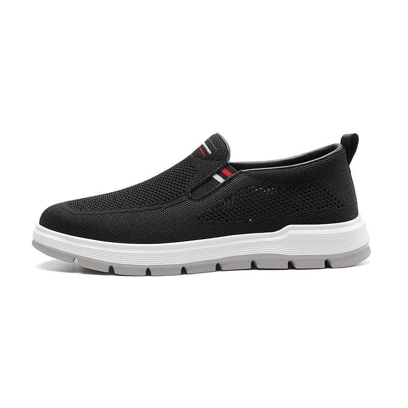 SEPTWOLVES Fabric Abrasion Resistant Breathable Slip on Lace Free Casual Shoes Men's HD