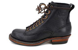 Alternative Country Logger Lace To Toe Short Combat Boots Unisex Black