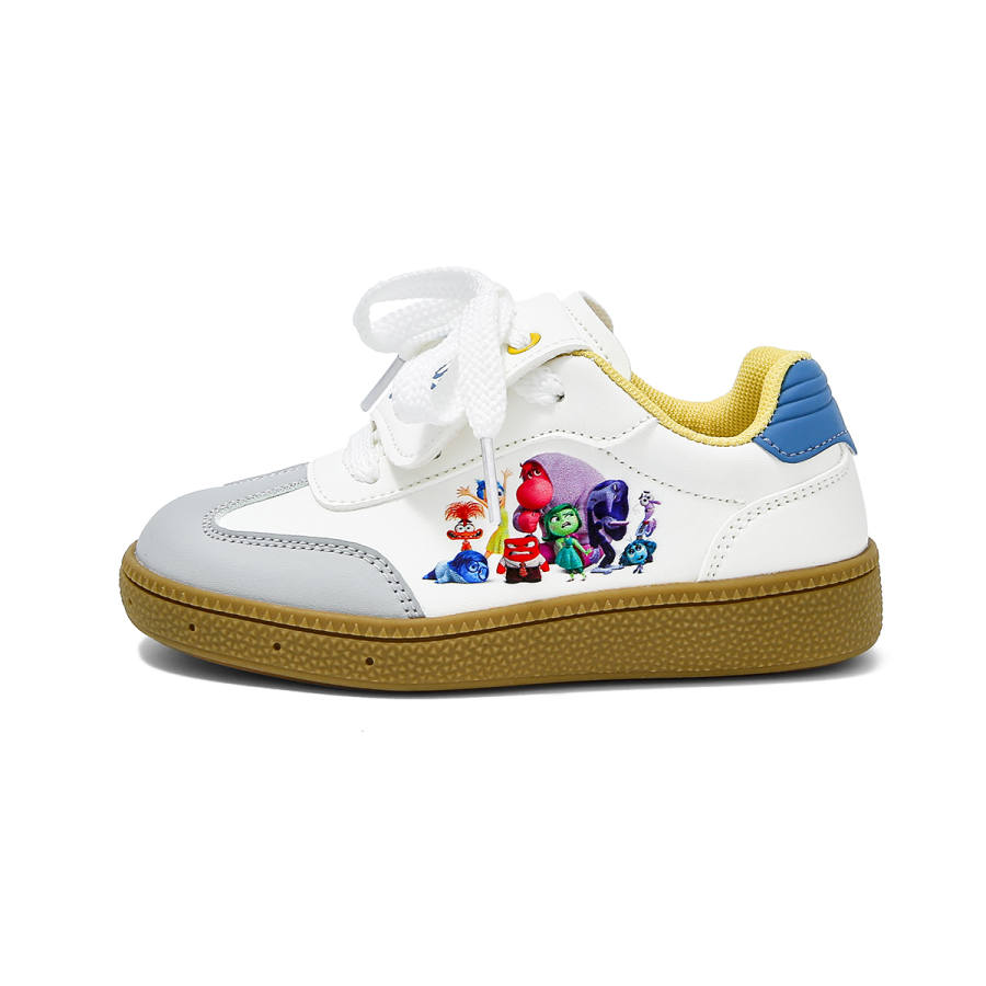 Disney Inside Out Microfiber Leather Low top Skateboard Shoes Women's