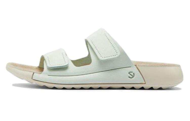Ecco Ecco Quick Dry Antibacterial Massage Slide Slippers Women's Matcha Green