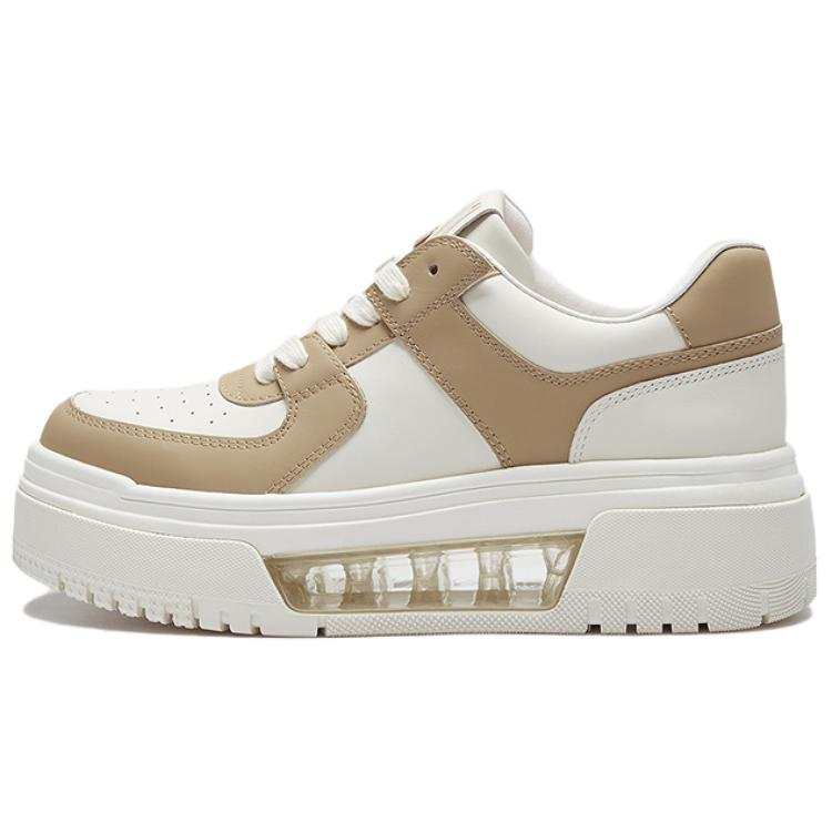Le Saunda Top Grain Cow Leather Height Increasing Height Increasing Low top Skateboard Shoes Women's