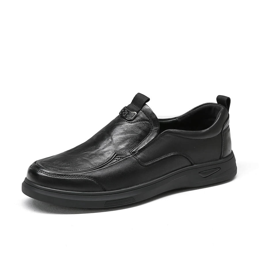 Spider King Cow Leather Casual Leather Shoes Men's Black