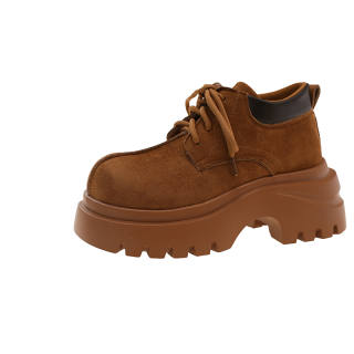7 SEVFUN Combat Boots Women's Brown