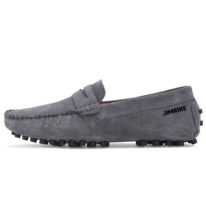 JINMAIWANG Suede Gommino Loafers Men's