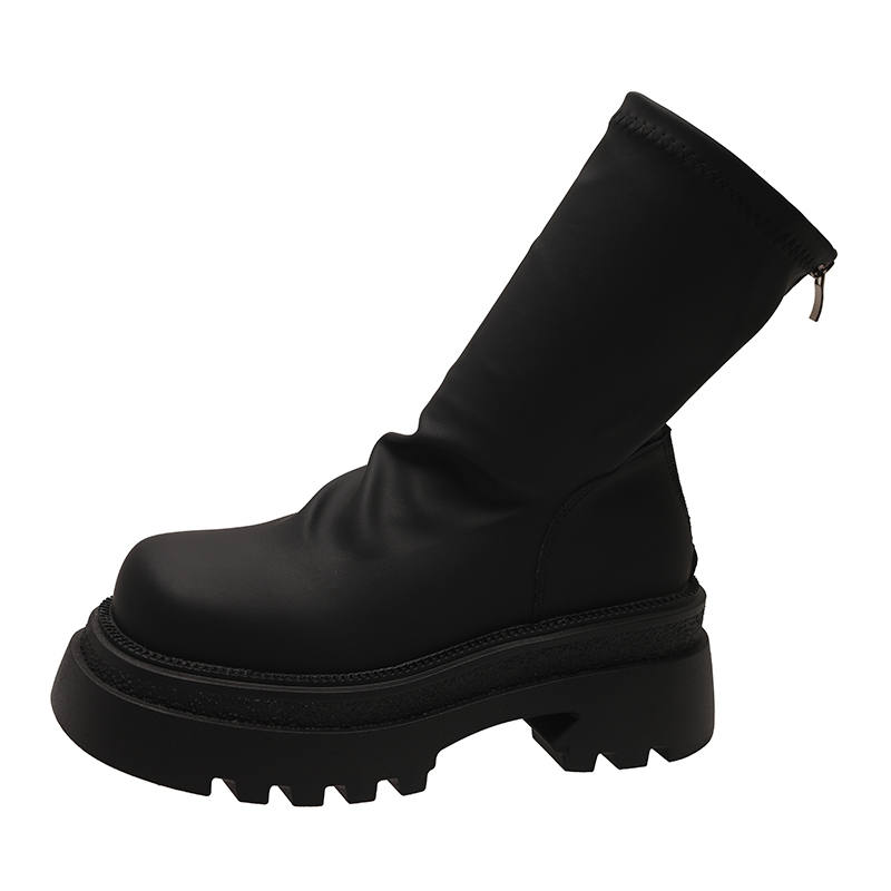 YIYIQIN Microfiber Leather Ankle Boots Women's Box