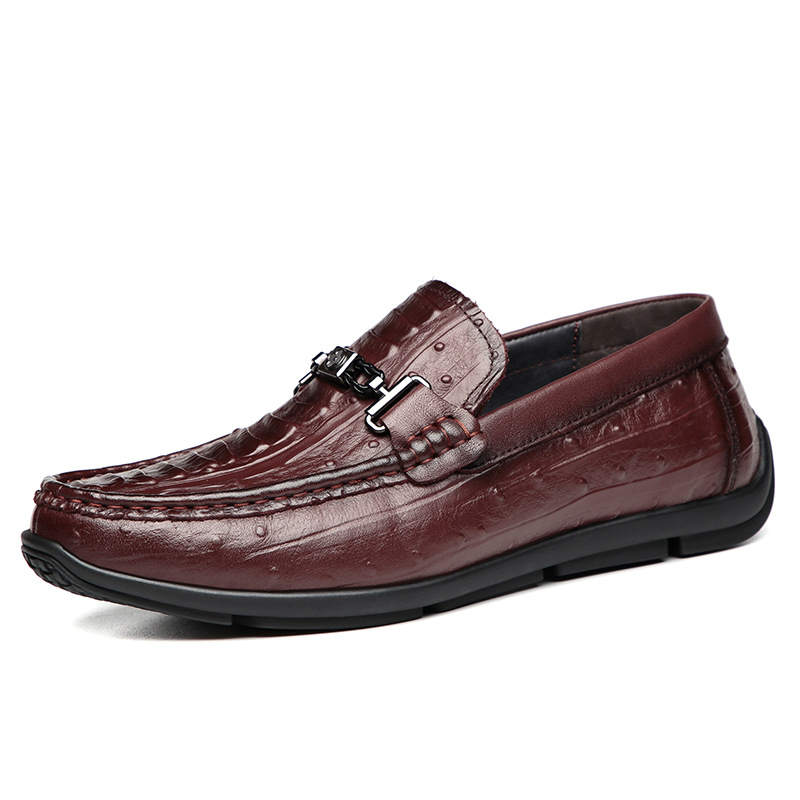 SENJIALUO Men's Casual Shoes Men's Low Top Black