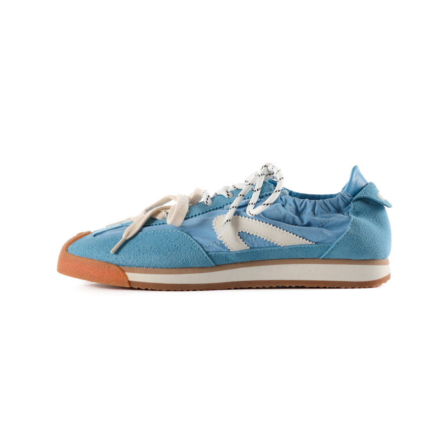 VEEMES Synthetic Leather Lightweight Breathable Lightweight And Breathable Low top German Army Trainers Unisex Sky Blue