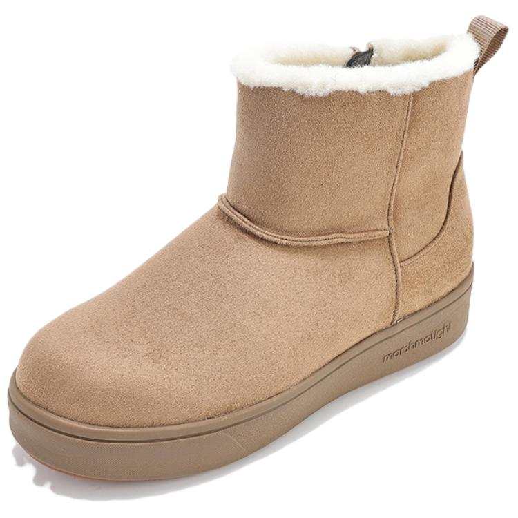 PANSY Suede Thermal Height Increasing Abrasion Resistant Short Snow Boots Women's
