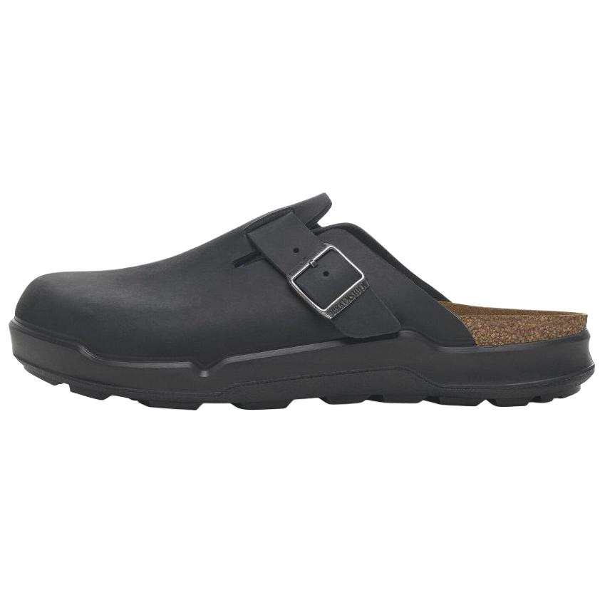 Birkenstock Boston Slip Resistant Closed Toe Slippers Men's Black